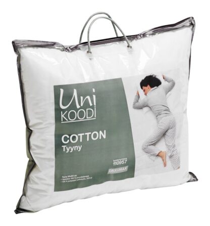 Unikoodi-cotton-tyynypussi