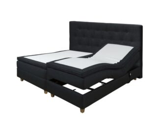 Sleep&Dream 160-180cm Memory-Moottorisänky Luxus (10cm viskoelastinen vaahto) Chesterfield pääty